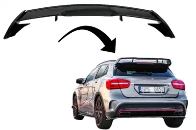 Zdjęcie produktu dla Spojler dachowy do Mercedes GLA X156 2014-2019 GLA45 Look czarny błyszczący