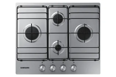 Produktbild von Samsung NA64H3110BS Edelstahl-Einbaukochfeld 60 cm de Gas 4 Zone(n)