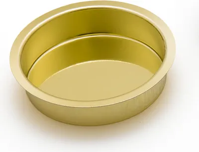 Produktbild von Tüllen für 50 mm Stumpenkerzen vermessingt, Größe:10 Stück