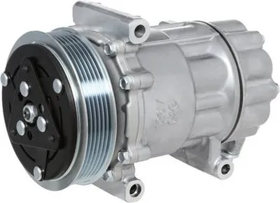 Image de Compresseur de climatisation 12 V, Ø 119 mm, HELLA Thermo-Expertise, compatible notamment avec la CITROËN C3
