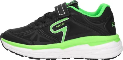 Image de Replay Christal JR Boy 5  Sneakers Laag - Zwart - Maat 29