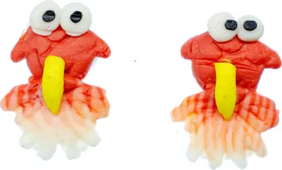 Produktbild von Goldfisch Ohrstecker Miniblings Stecker Fisch Koi Polymer Clay Orange