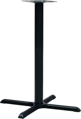Image de Pied de table de bistro Noir 76x76x107 cm Fonte