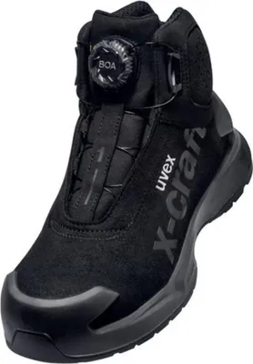Produktbild von uvex 1 x-craft BOA Sicherheitsschuh S3S Schnürstiefel schwarz 41