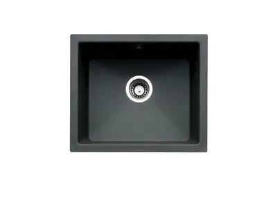 Produktbild von NABER Spüle SINGOLI 600 in METALLICO mit Drehexcenter / Cin-Nagranit / Unterbau