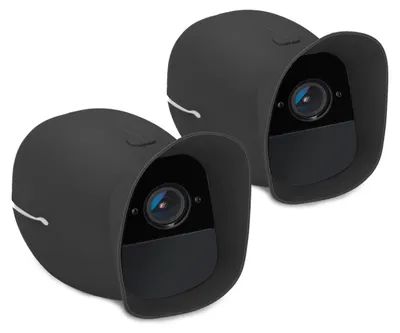 Produktbild von kwmobile 2x Schutzhülle für Arlo Pro / Pro 2 Smart Hülle - Silikonhülle für Überwachungskamera - Sonnenschutz Abdeckung - Kamera Hülle Schwarz