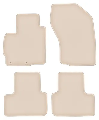 Produktbild von DURBAN Beige Velours-Fußmatten-Set für Peugeot 4008 Crossover (2012-2017)