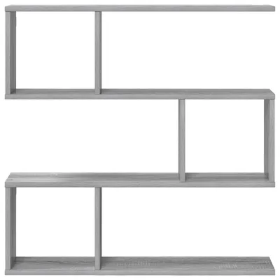 Produktbild von vidaXL Wandregal Sonoma-Grau 80 x 12 x 79,5 cm Holzwerkstoff