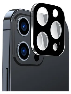 Produktbild von 2x Kamera 9H Panzerhartglas für iPhone 12 Pro 3D KLAR Schwarzes ECHTES TEMPERED Panzerglas Kameraglas Kamerhartglas Kameraschutzglas Schutzglas Schutzfolie Panzerfolie