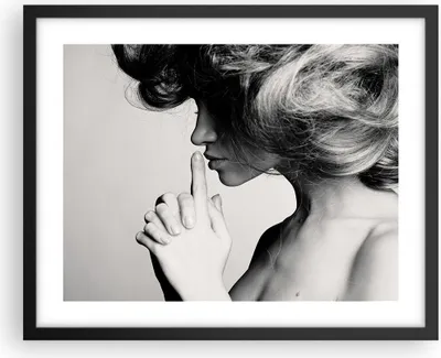Produktbild von Gerahmtes Poster - Schwarzer Rahmen - Frau Modell - 50x40 cm - Wand Bild - Wanddeko - Wandbilder - Kunstposter - Wandposter - Bilderrahmen - Bilder - Kunstdruck - Wandbild - P2BAA50x40-3546