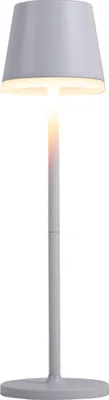 Produktbild von LED Solarleuchte, Tischlampe, Metall, Weiß, IP44, H 41 cm