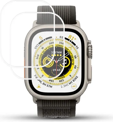 Produktbild von 2-pak ochraniaczy ekranu APPLE WATCH ULTRA 49MM wykonanych ze szkła hartowanego 9H
