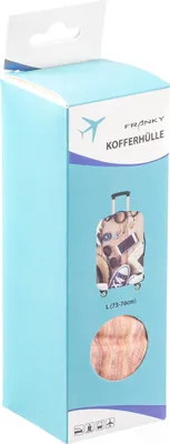 Produktbild von Franky Kofferhülle LC-10L Kratzschutz fürTrolley Spinner ca. 73-76 cm Wood Table