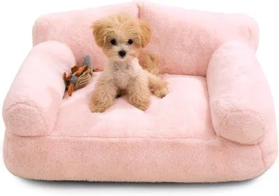 Produktbild von Kleines weiches Katzenbett, rosa, für Hund und Kätzchen, atmungsaktiv