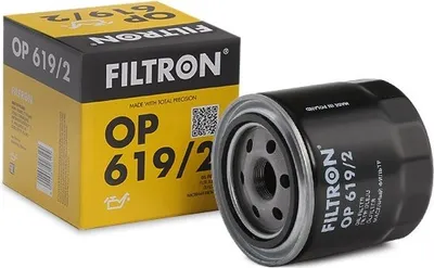 Produktbild von Ölfilter FILTRON OP 619/2 Anschraubfilter für TOYOTA AVENSIS Kombi (T25) COROLLA Verso (ZER, ZZE12, R1) COROLLA (ZZE12, NDE12, ZDE12) RAV 4 II AVENSIS