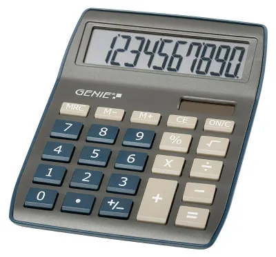 Produktbild von GENIE 840DB Solar Tischrechner Rechenmaschine Rechner Bürorechner Taschenrechner