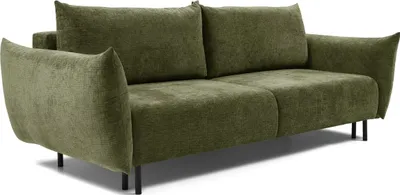 Produktbild von Schlafsofa mit Stauraum BANFF - oliv