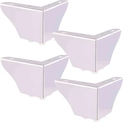 Produktbild von WAGNER Möbelfüße SOFA WINGS 4tlg. Set - 12 x 12 x 8 cm, Stahl verchromt, Anschraubplatte, für Palettenmöbel - 12045004