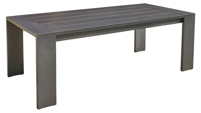 Produktbild von Gartentisch schwarz Aluminium 6 Personen