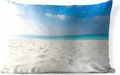 Produktbild von MuchoWow® Outdoor Kissen - Tropisch - Strand - Meer - 60x40 cm - Wetterfest - Lounge Kissen - Zierkissen - Kissen für Innenräume