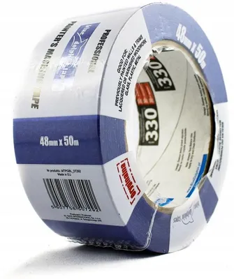 Image de PROFI Crêpe de peintre Ruban de masquage Ruban crêpe Ruban adhésif peintre 48 mm x 50 m 1 pièce 48 mm