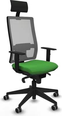 Immagine prodotto di Sedia da ufficio con poggiatesta Horna Piqueras y Crespo 1D066G1 verde
