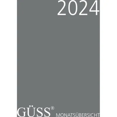 Produktbild von 2026 Güss Monatsübersicht geheftet DIN A5