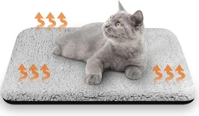 Image de Couverture chauffante pour chiens et chats - Lavable - Antidérapante - 70 x 48 cm