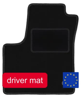 Image de Tapis de sol pour voiture, sur mesure, protection durable, noir