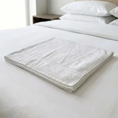 Zdjęcie produktu dla Ręcznik frotte 70x140cm hotelowy biały 450g/m2