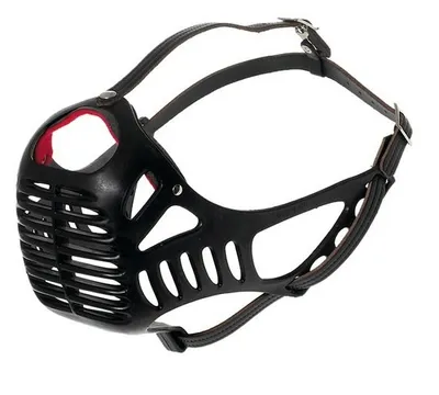 Produktbild von Maulkorb für Molosser und Rottweiler, Größe:41 x 54-60 x 22-29 cm