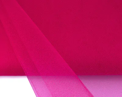 Produktbild von TÜLL Stoff 10m x 150cm, Farbauswahl:fuchsia / pink 187