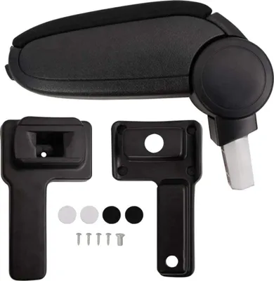 Image de Accoudoir de voiture noir 14,5x32x(27-46) cm ABS