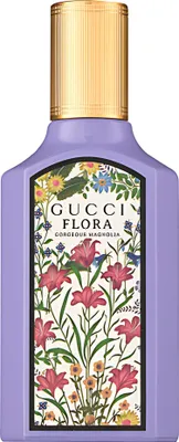 Produktbild von Gucci Flora Gorgeous Magnolia, Frauen, 100 ml, Nicht nachfüllbare Flasche, Brombeeren, Magnolien, Patschuli