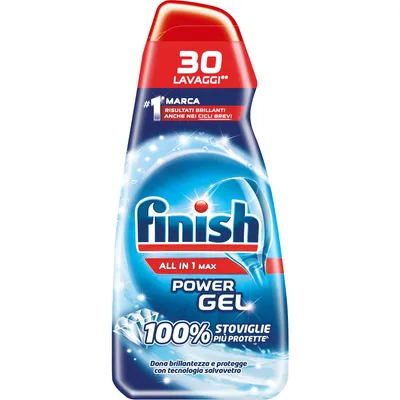 Produktbild von Finish, All in 1 Max Power Gel, Geschirrspülgel, 600ml