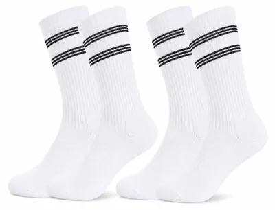 Produktbild von Fiera Besa Tennissocken Sportsocken Herren Damen 2 Paar Weiß Schwarz 43-47