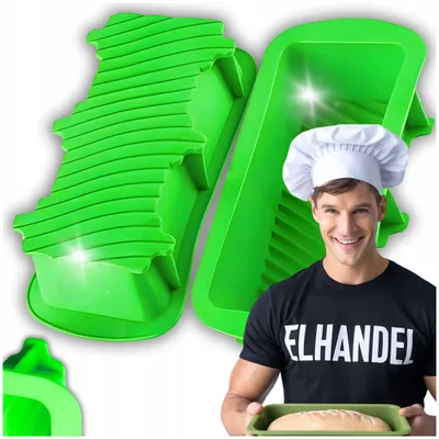 Produktbild von Elhandel Große Silikon-Kastenform für Brot & Kuchen