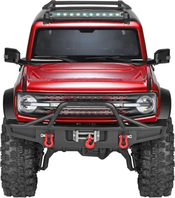 Zdjęcie produktu dla DF-4S Varant RC Crawler w skali 1:10 - metaliczny czerwony, napęd na 4 koła, 2-biegowa skrzynia biegów, oświetlenie LED