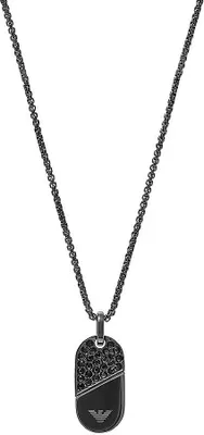 Immagine prodotto di Collane con ciondoli Emporio Armani Collezione Nero Coppie - uomo