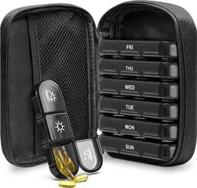 Produktbild von 7 Tage wöchentlich Tablet Pille Medizin Box Halter Lagerung Organizer Container Fall