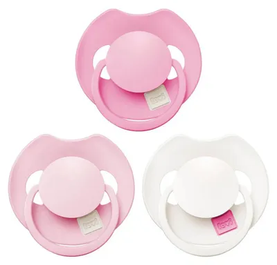 Productafbeelding van Difrax Lovi Fopspenen 6-18 Maanden Roze (3 stuks)