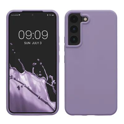 Produktbild von kwmobile Schutzhülle kompatibel mit Samsung S22 Hülle - Silikon Case Handyhülle S22 - Handyhülle Samsung S22 weiche Oberfläche - kabelloses Laden -