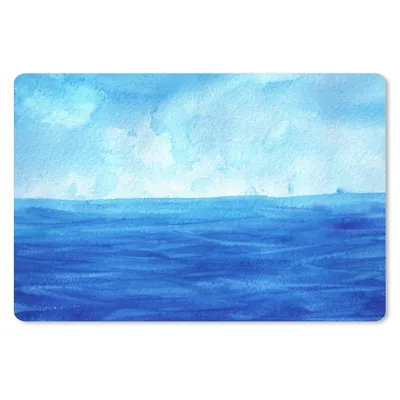 Produktbild von MuchoWow® Mauspad Mousepad Meer - Aquarell - Himmel 27x18 cm - Mousepads - Maus Mat - Pad - Mausunterlage - Büroartikel - Desk Matten
