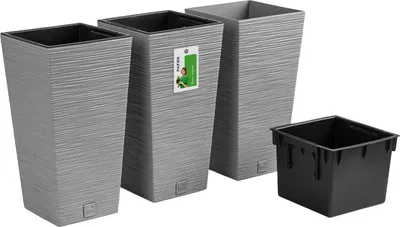 Obrázok produktu pre Kvetináč FURU Square Balcony Box Kvetináč Grey 19 L