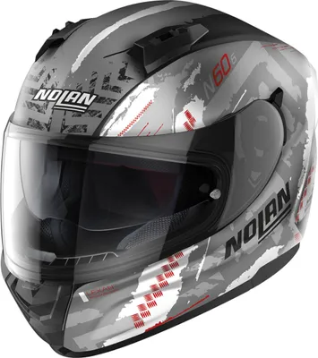 Produktbild von Nolan N60-6 Wheelspin Helm, grau matt/orange, XS (55)