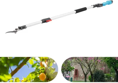 Image de Élagueuse électrique - Télescopique - Batterie Lithium - Sans fil - Pour arbres et arbustes