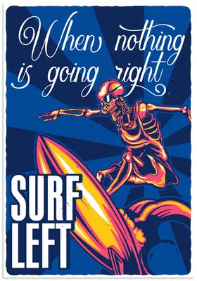 Produktbild von ARTland Wandbild Alu für Innen & Outdoor Surfen Größe: 50x70 cm