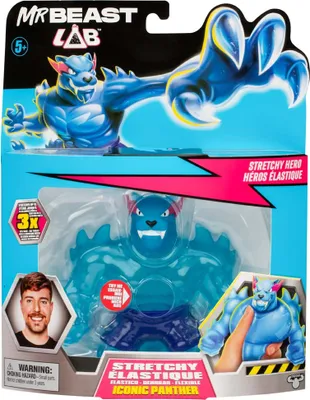 Produktbild von Moose Toys MrBeast Lab Goo Jit Zu Dehnbare Figuren - Iconic Panther