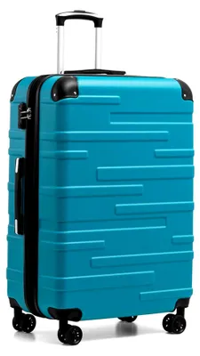 Produktbild von Hartschalen-Koffer Rollkoffer Reisekoffer Vergrößerbares Gepäck (Nur Großer Koffer Erweiterbar) ABS Material mit TSA-Schloss und 4 Rollen