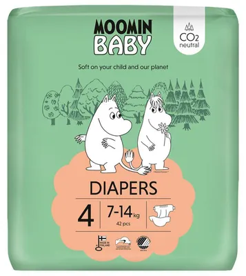 Productafbeelding van Moomin Baby Luiers 4 (42 stuks)